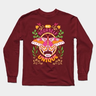 Butterfly Be Yourself Be Unique Long Sleeve T-Shirt